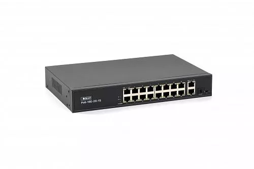 Купить Коммутатор SKAT PoE-16E-2G-1S в Москве от производителя